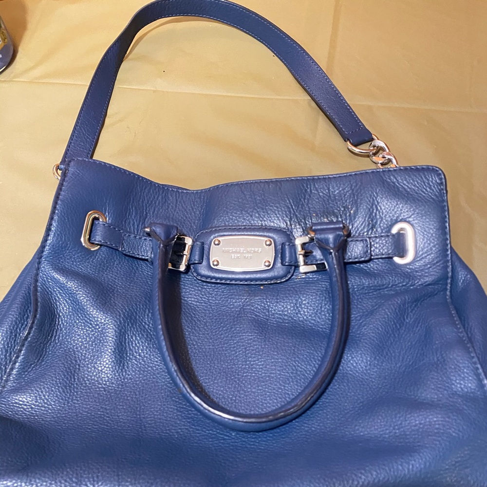 Blue Michael Kors Pocketbook